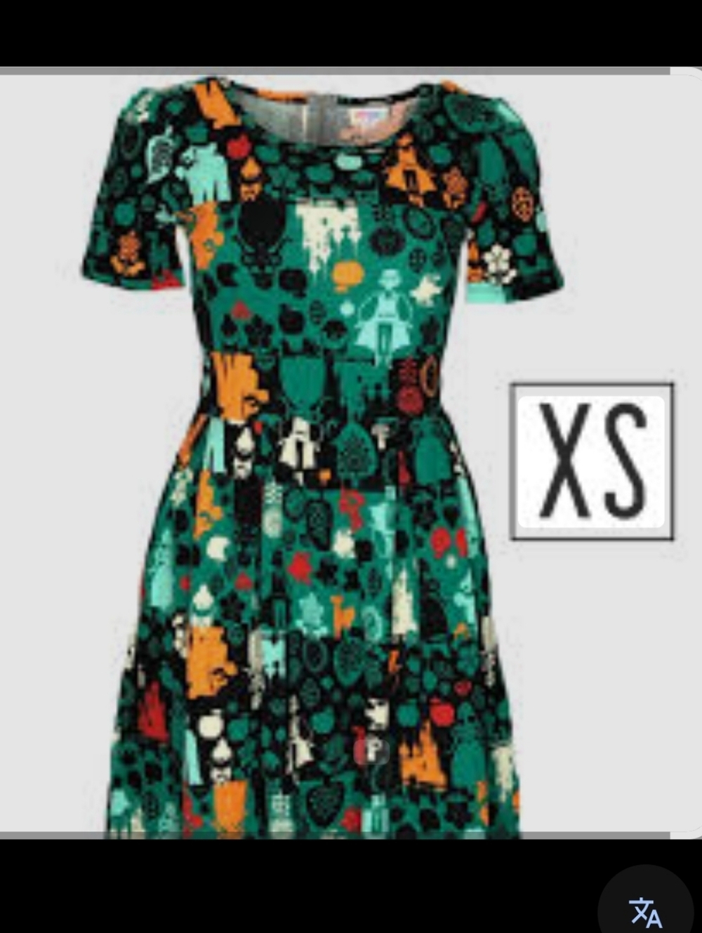 LuLaRoe X Disney Snow White Amelia dress